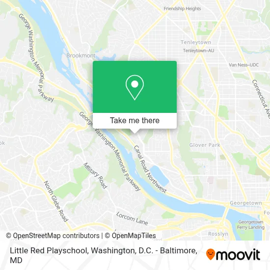 Little Red Playschool map