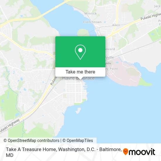 Take A Treasure Home map