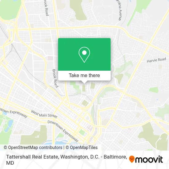 Tattershall Real Estate map