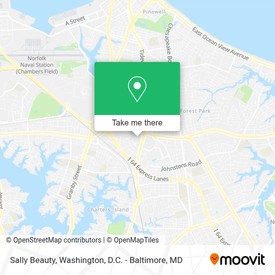 Sally Beauty map