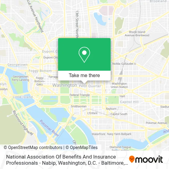 National Association Of Benefits And Insurance Professionals - Nabip map