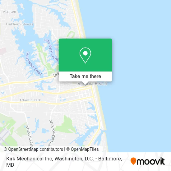 Kirk Mechanical Inc map