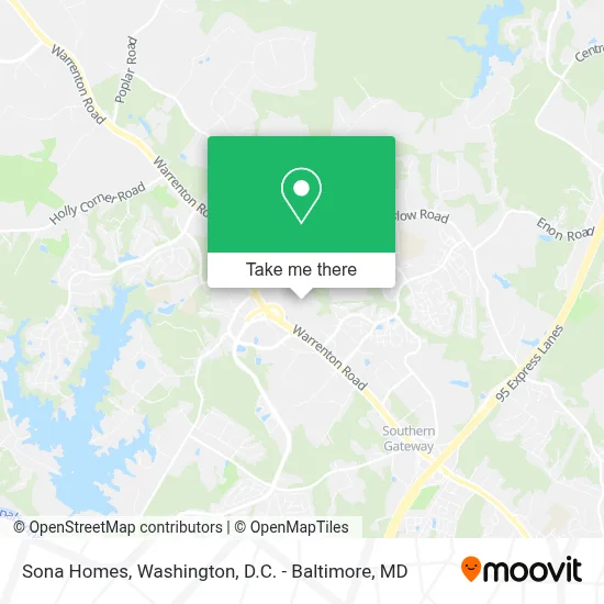 Sona Homes map