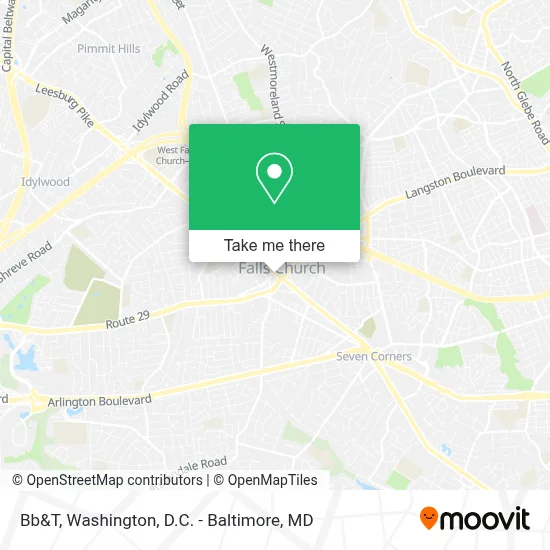 Bb&T map