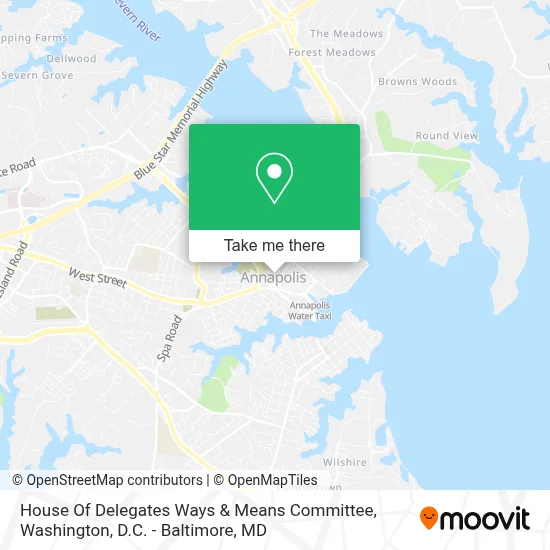 House Of Delegates Ways & Means Committee map