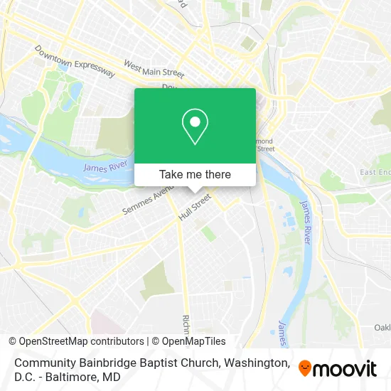 Community Bainbridge Baptist Church map