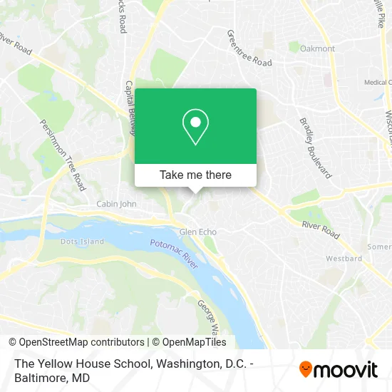 The Yellow House School map