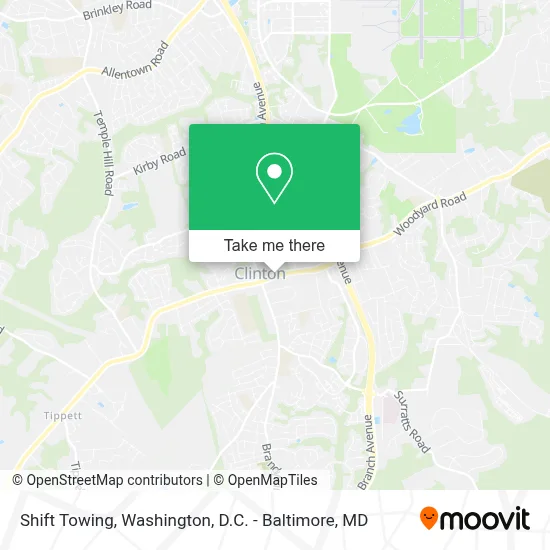 Shift Towing map