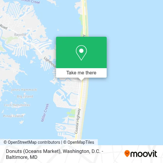Donuts (Oceans Market) map