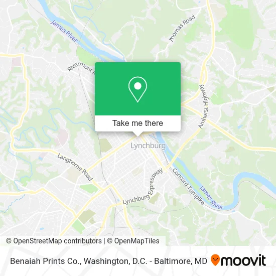 Benaiah Prints Co. map