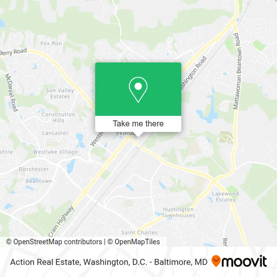 Action Real Estate map