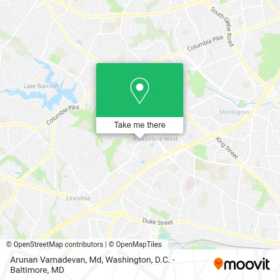 Arunan Vamadevan, Md map
