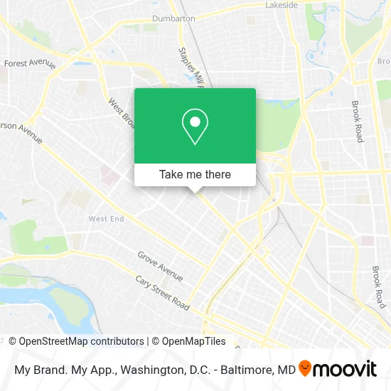 My Brand. My App. map