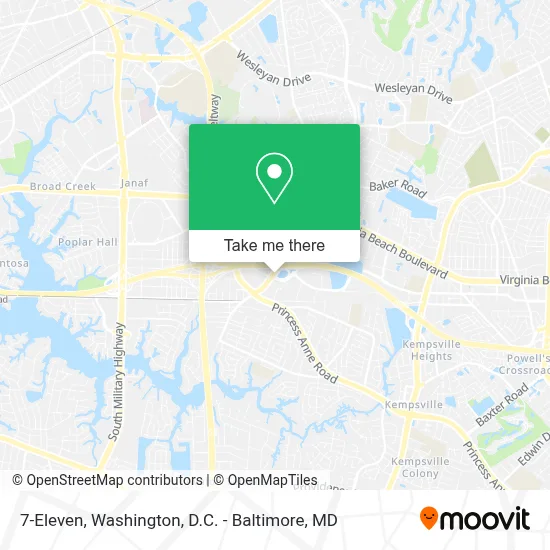 7-Eleven map