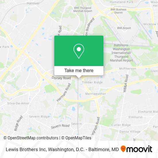 Lewis Brothers Inc map