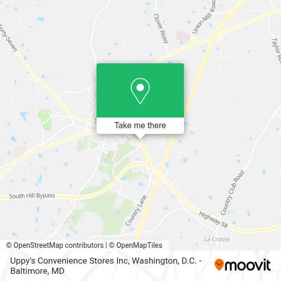 Uppy's Convenience Stores Inc map