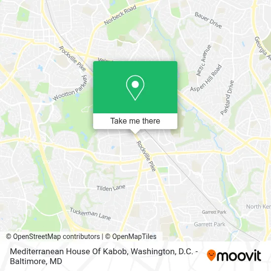 Mediterranean House Of Kabob map