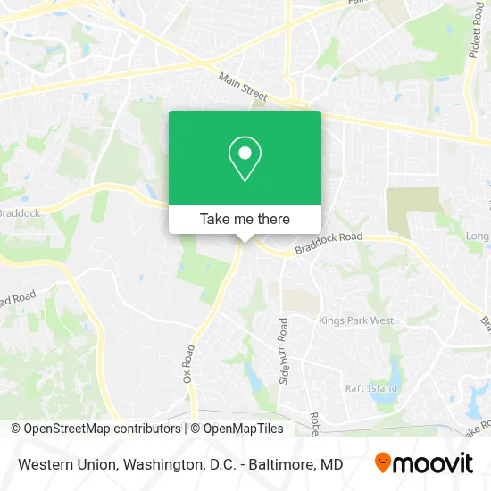 Western Union map
