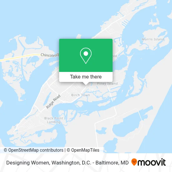 Designing Women map