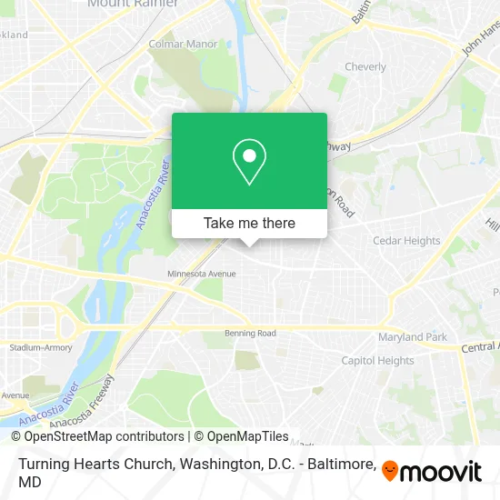 Turning Hearts Church map