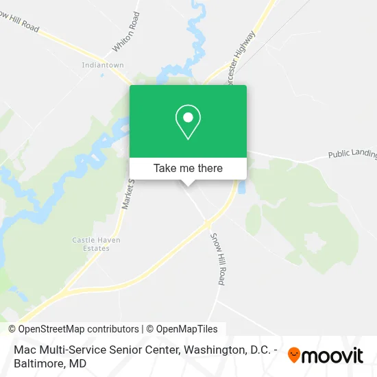 Mac Multi-Service Senior Center map