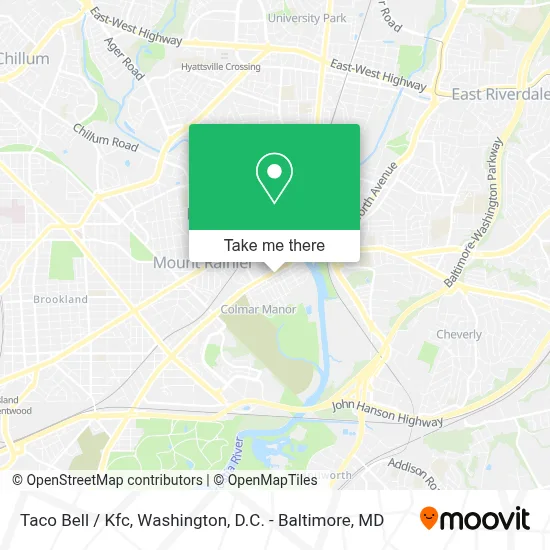 Taco Bell / Kfc map
