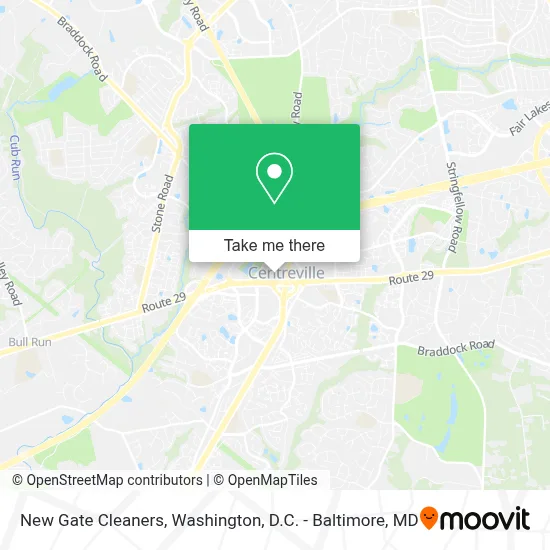 New Gate Cleaners map