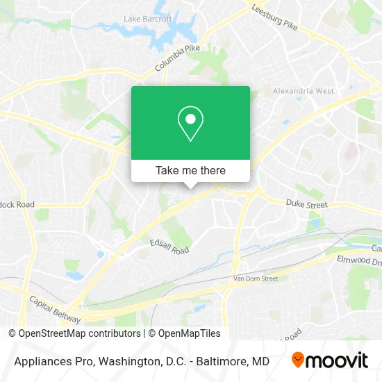 Appliances Pro map