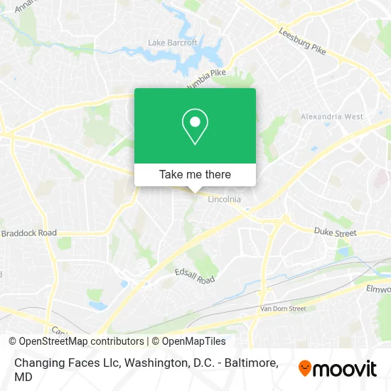 Changing Faces Llc map