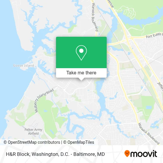 H&R Block map