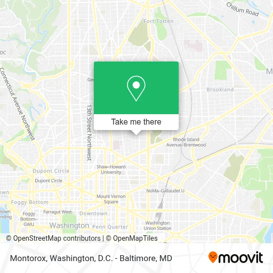 Montorox map