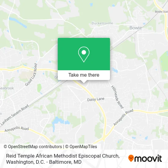 Reid Temple African Methodist Episcopal Church map