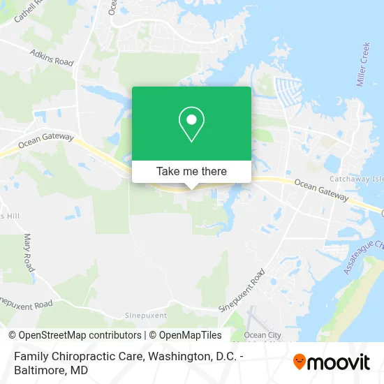 Family Chiropractic Care map