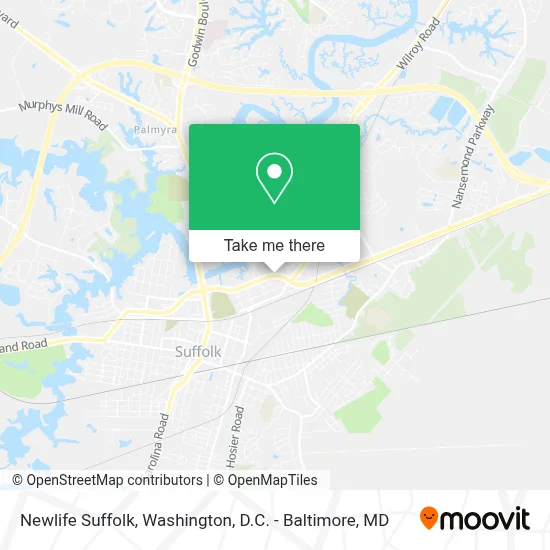 Newlife Suffolk map