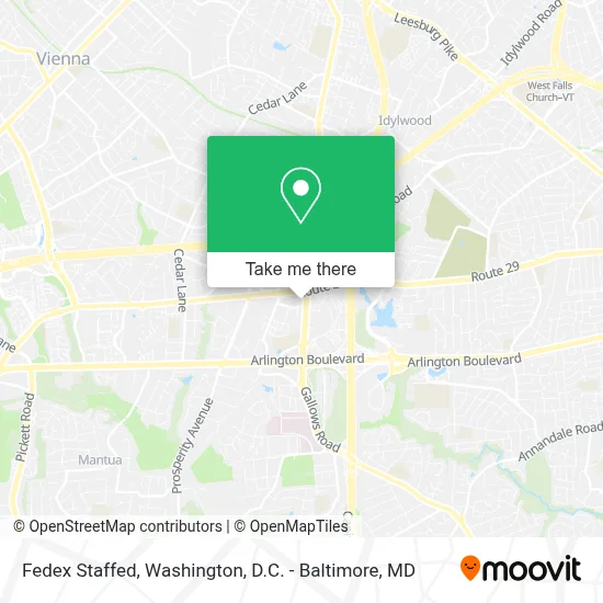 Fedex Staffed map