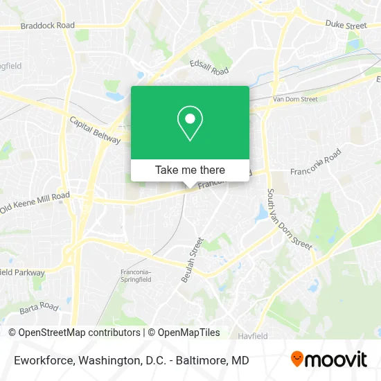 Eworkforce map