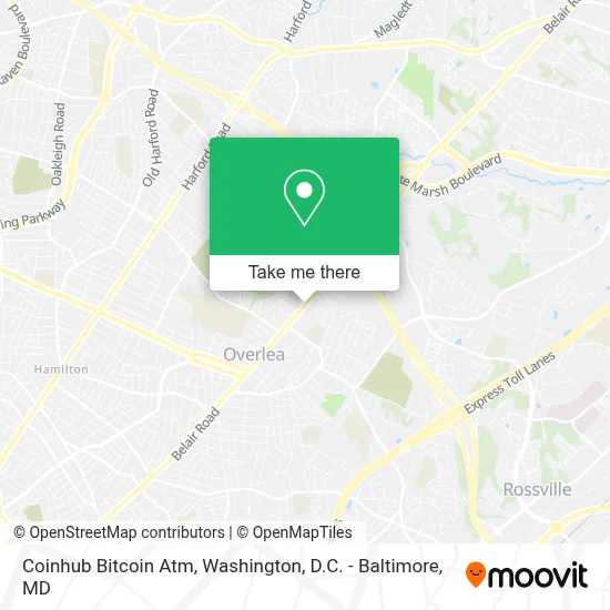 Coinhub Bitcoin Atm map