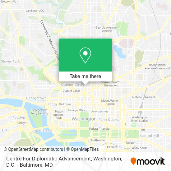 Centre For Diplomatic Advancement map