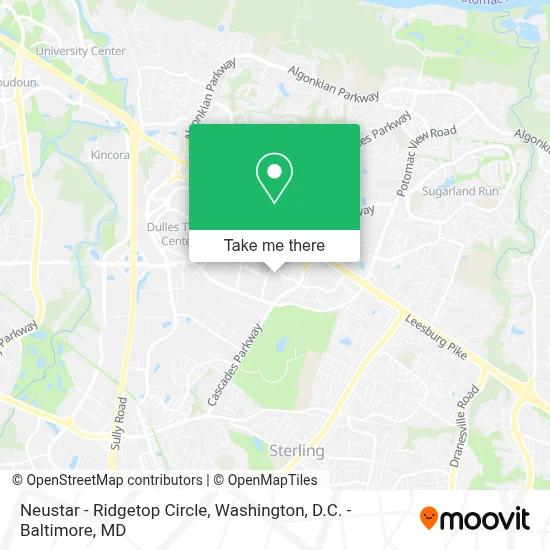 Neustar - Ridgetop Circle map