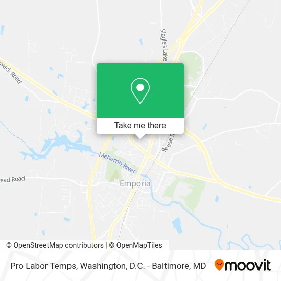 Pro Labor Temps map