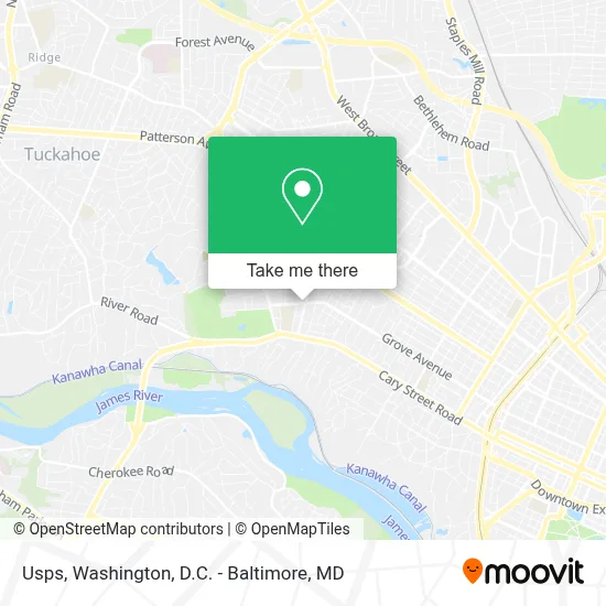Usps map