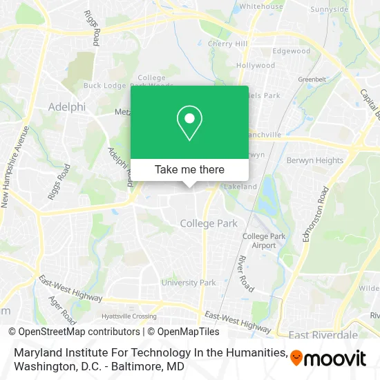 Maryland Institute For Technology In the Humanities map