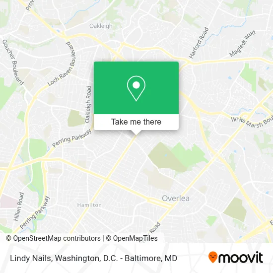 Lindy Nails map