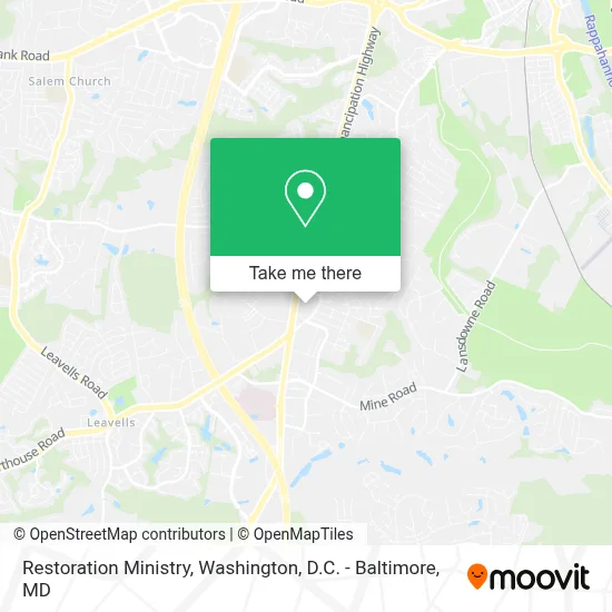 Restoration Ministry map