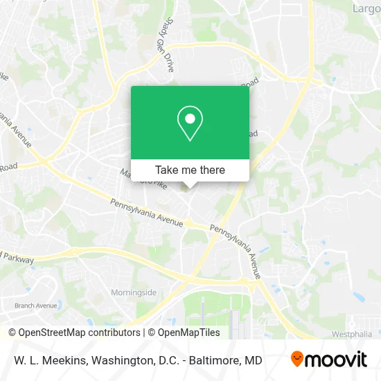 W. L. Meekins map