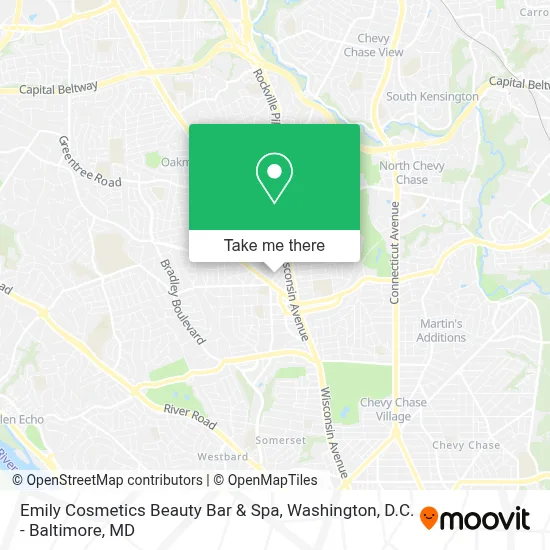 Emily Cosmetics Beauty Bar & Spa map