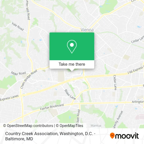 Country Creek Association map