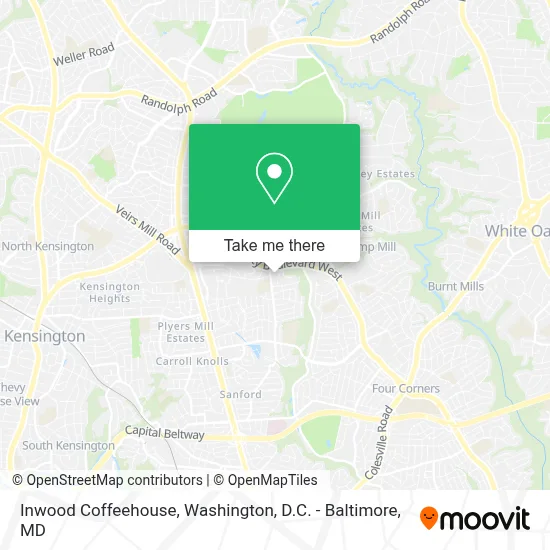 Inwood Coffeehouse map