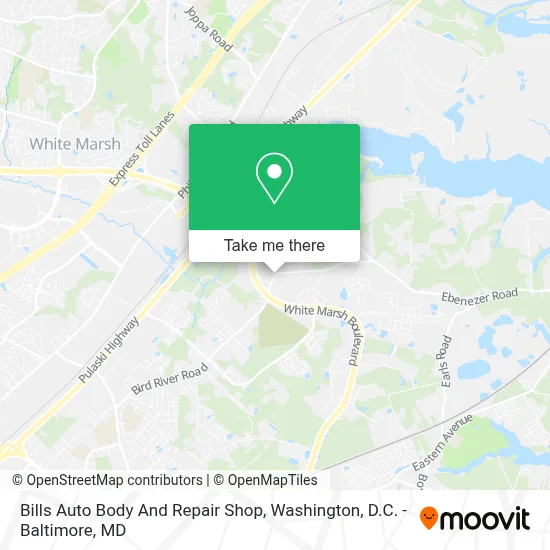 Bills Auto Body And Repair Shop map