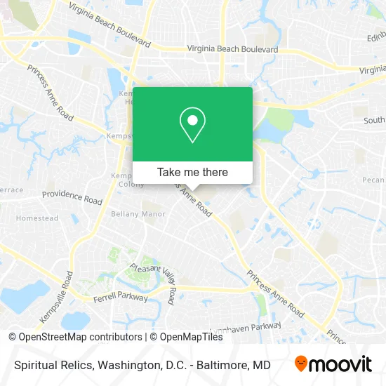 Spiritual Relics map